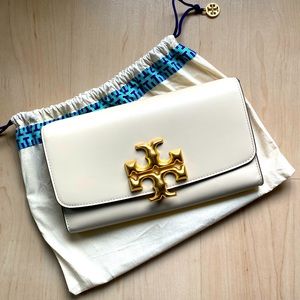 Tory Burch Eleanor Clutch - New Cream - with Dust bag